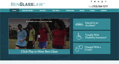 Desktop Screenshot of benglasslaw.com